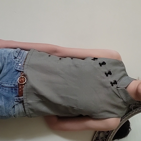 Green patterned Japanese style top - Picture 5 of 8